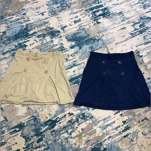 Uniform skirts (2 pair)